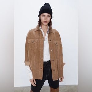 Zara Corduroy Jacket w/ Pockets - Pre Loved